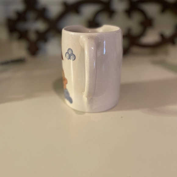 Yesteryears Pottery Noah's Ark Marshall Texas Small Pitcher 4 1/4" Tall Cream - Picture 5 of 8